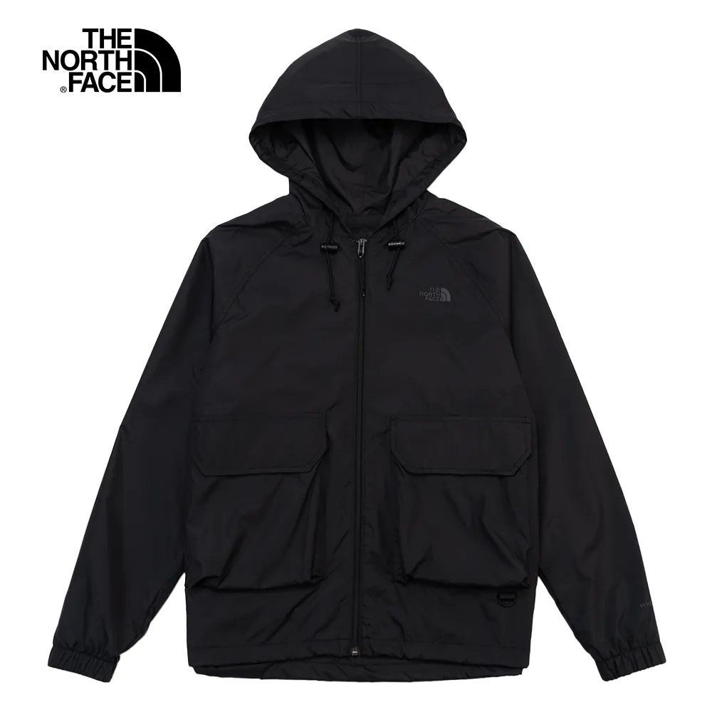 The North Face北面男款黑灰色防風防潑水輕量風衣｜83S6KS7 歷史價格詳細信息