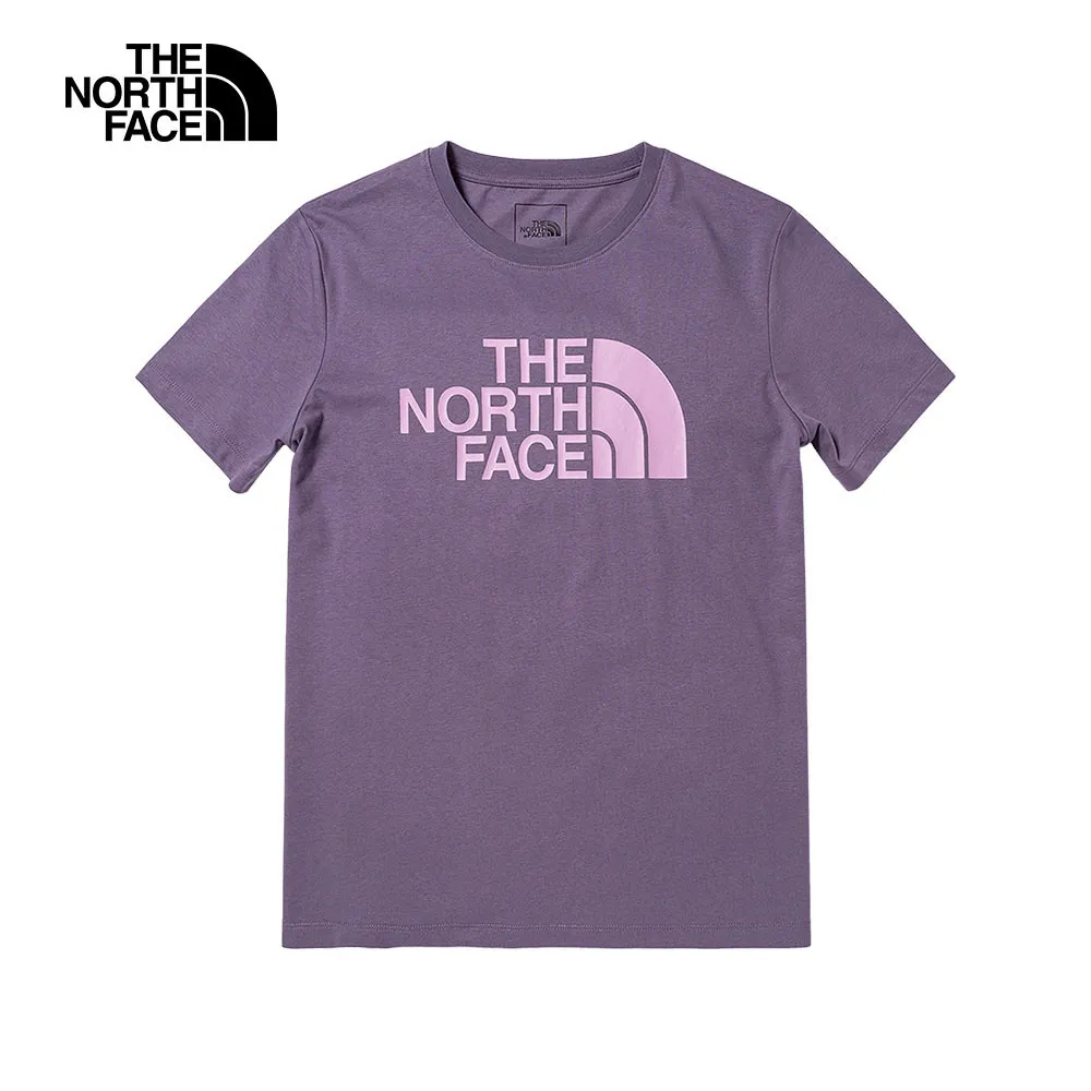 【The North Face】北面女款紫色吸濕排汗暈染LOGO短袖T恤｜7QUJ6S1 歷史價格詳細信息