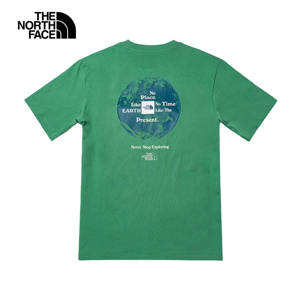 The North Face北面女款綠色背部大尺寸印花寬鬆連帽大學T｜86QCI0P 歷史價格詳細信息