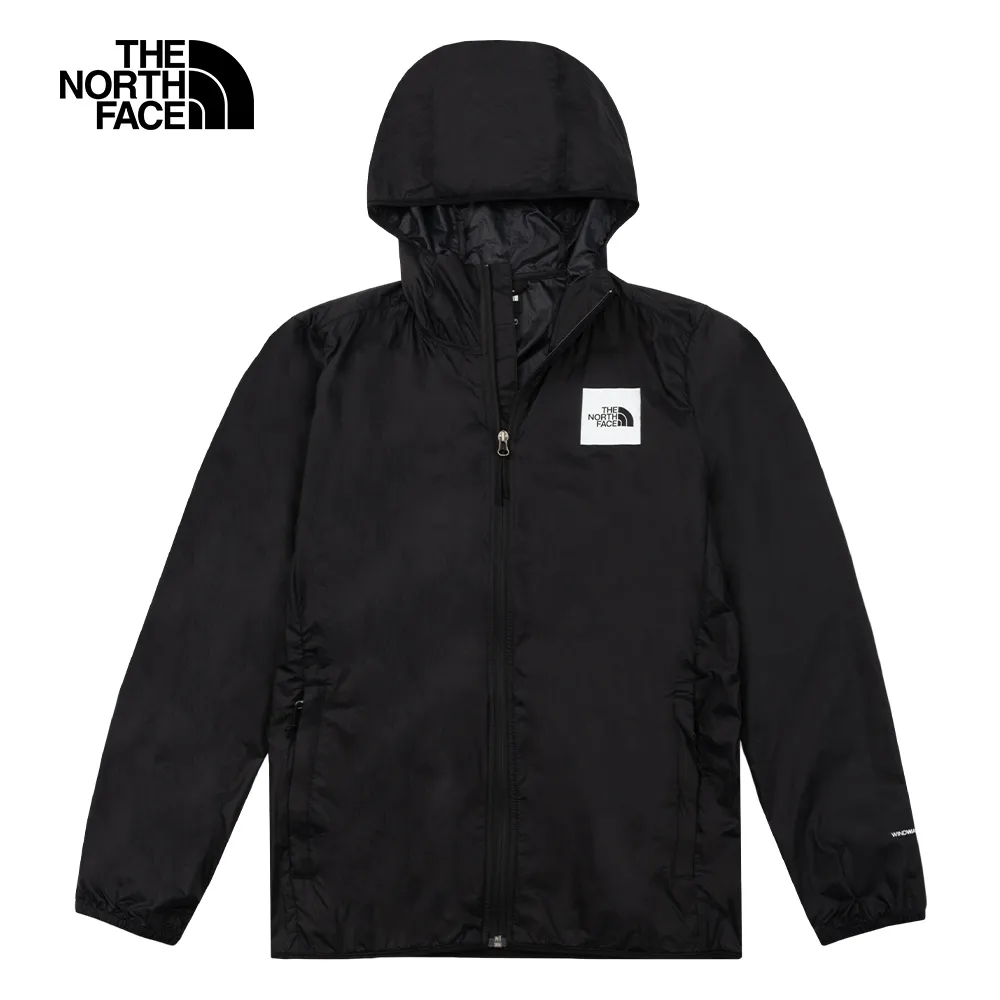 The North Face北面男款黑灰色防風防潑水輕量風衣｜83S6KS7 歷史價格詳細信息