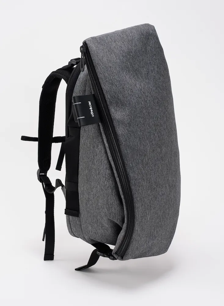 【Cote&Ciel】 ISAR ECO YARN Black melange Small No.28492 深灰色環保尼龍經典後背包(小) 歷史價格詳細信息