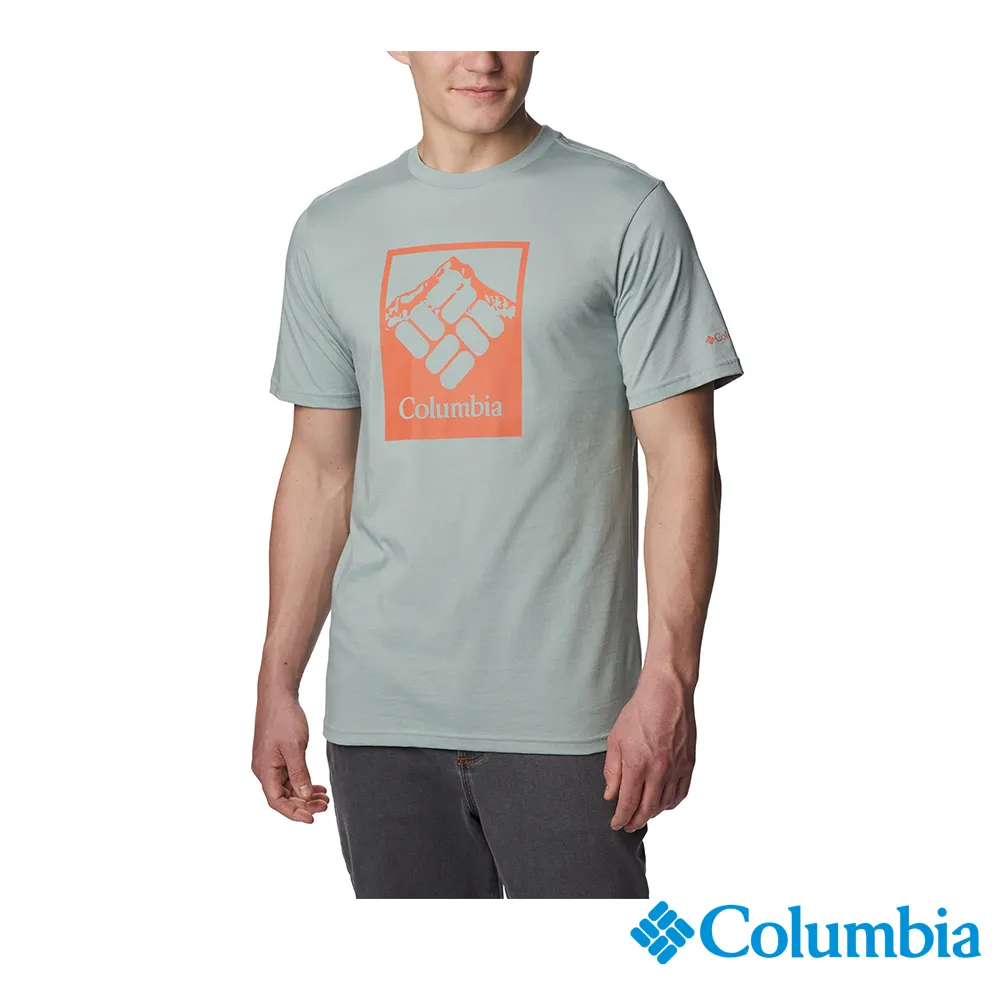 Columbia哥倫比亞 男款- LOGO純棉短袖上衣-暗紅 UAO13630WE (2023春夏) 歷史價格詳細信息