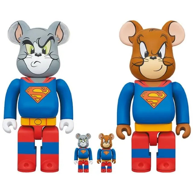 Be@rbrick 湯姆貓與傑利鼠超人 100％ & 400％ 套組 歷史價格詳細信息