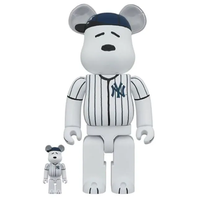 Be@rbrick MLB × PEANUTS Charlie Brown (NEW YORK METS) 史努比 查理布朗 1000％ 歷史價格詳細信息