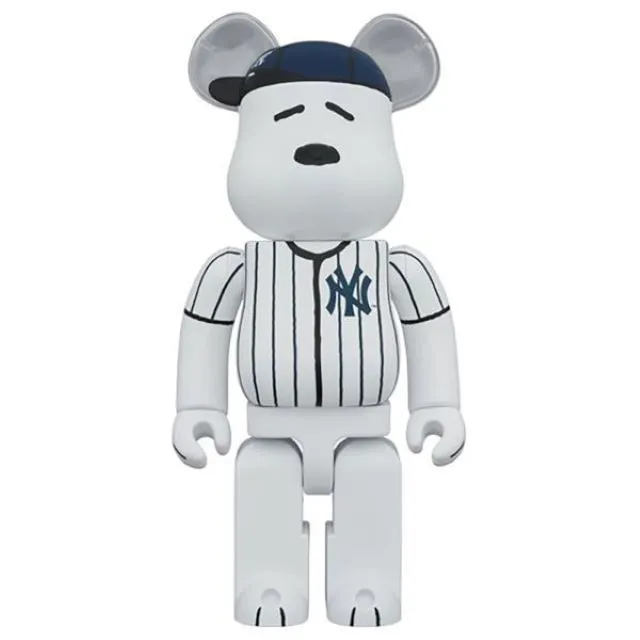 Be@rbrick MLB × PEANUTS Charlie Brown (NEW YORK METS) 史努比 查理布朗 1000％ 歷史價格詳細信息