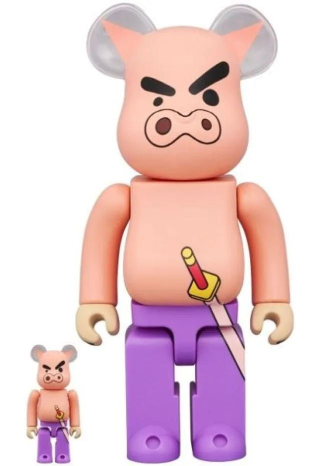 BE@RBRICK 蠟筆小新 鱷魚山先生 小點心 100％ & 400％ 歷史價格詳細信息