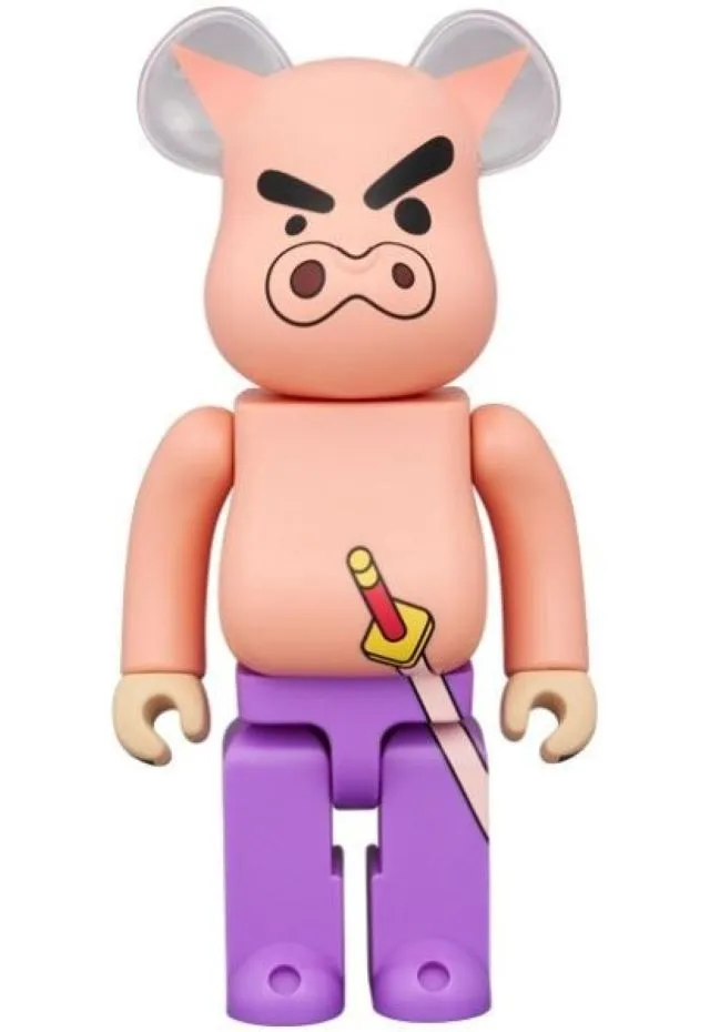 BE@RBRICK 蠟筆小新 鱷魚山先生 小點心 100％ & 400％ 歷史價格詳細信息