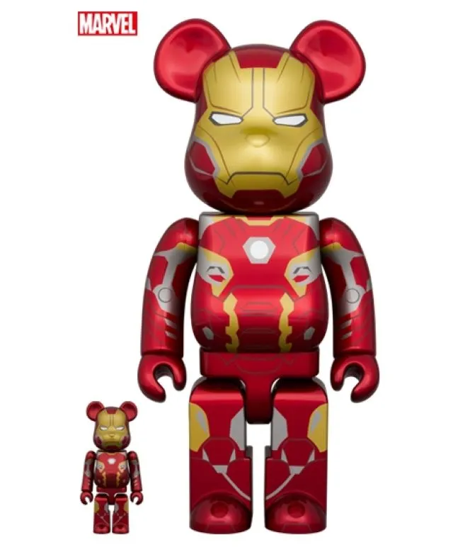 BE@RBRICK IRON MAN MARK 45 1000% 鋼鐵人 馬克45 漫威 歷史價格詳細信息