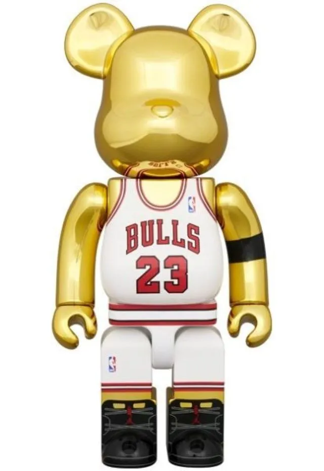 BE@RBRICK Michael Jordan 1991 WORLD CHAMPION 100％ & 400％  喬丹 公牛 冠軍 歷史價格詳細信息