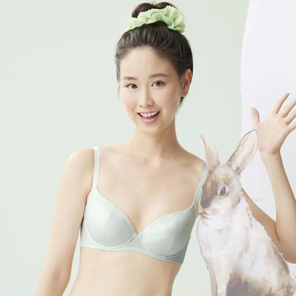 嬪婷-學生系列-甲殼素 AA70-85罩杯第二階段內衣(兔兔粉) BB1605P8 歷史價格詳細信息