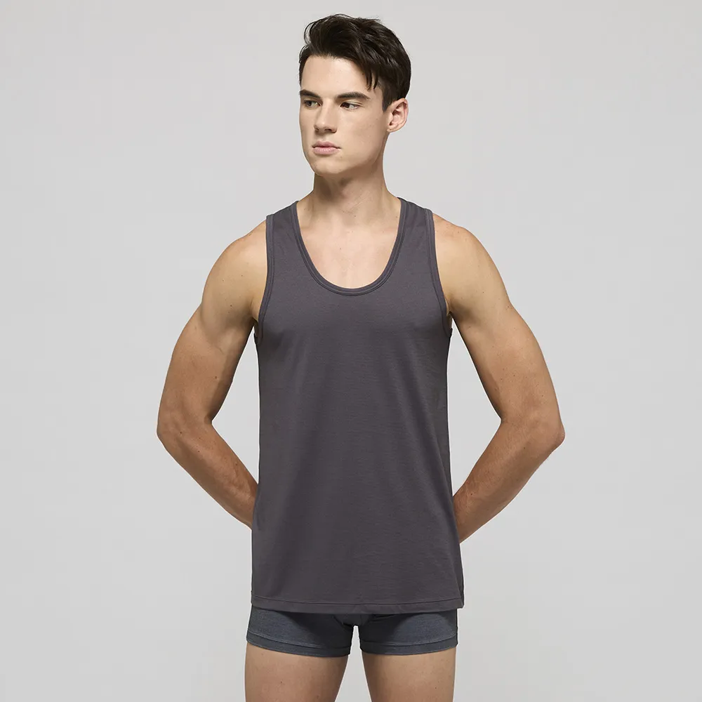 DADADO-基礎系列-天然絲光棉纖維 M-LL寬肩背心(白)-GT2072WT 歷史價格詳細信息