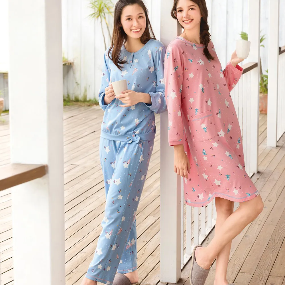 華歌爾睡衣-Pretty Amy系列 M-L花紗印花小鯨魚褲裝(灰岩藍)-LWY97041FQ 歷史價格詳細信息