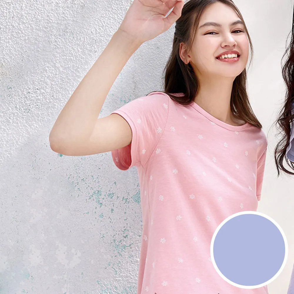 華歌爾睡衣-家居系列 M-L法蘭絨雲朵印花外袍(銀湖藍)-LRZ45933D5 歷史價格詳細信息