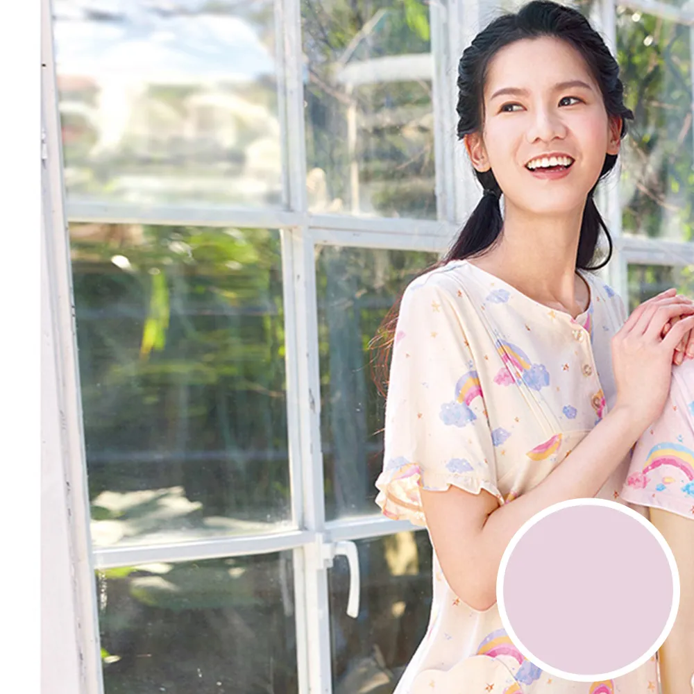 華歌爾睡衣-家居系列 M-L法蘭絨雲朵印花外袍(銀湖藍)-LRZ45933D5 歷史價格詳細信息