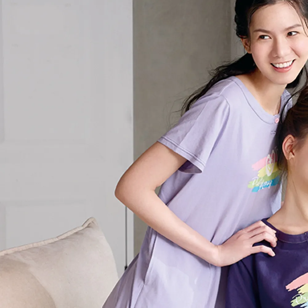 華歌爾睡衣-家居系列 M-L法蘭絨雲朵印花外袍(銀湖藍)-LRZ45933D5 歷史價格詳細信息