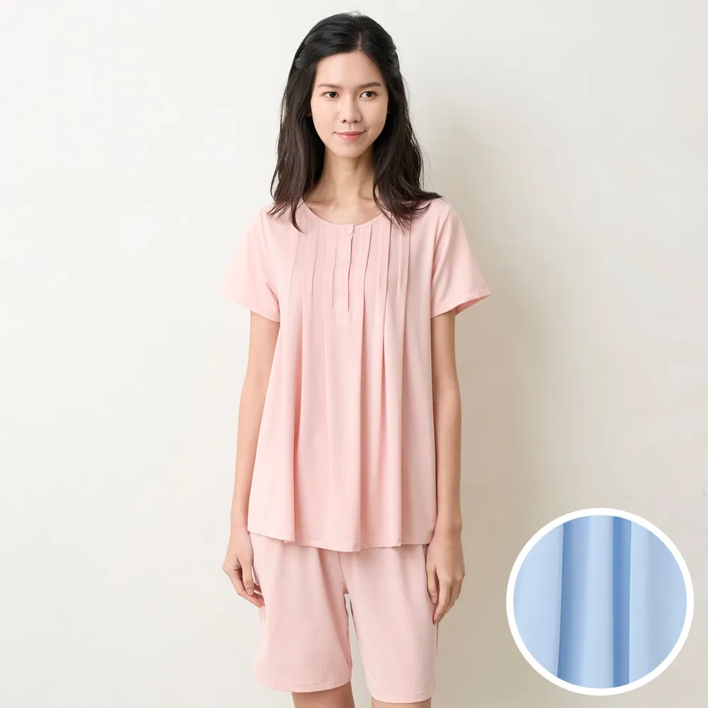華歌爾睡衣-睡眠研究 M-LL涼感膠原蛋白短袖七分褲裝(冰河藍)-LWB57521N5 歷史價格詳細信息