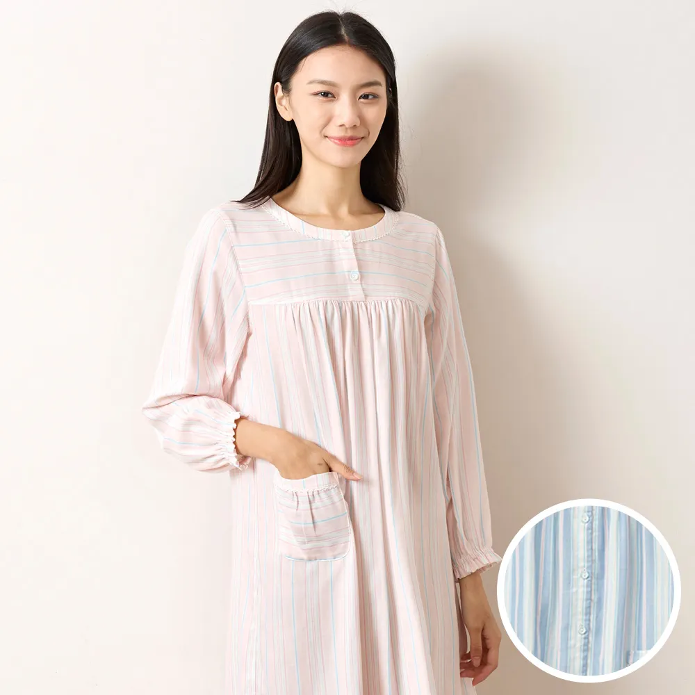 華歌爾睡衣-仕女系列 M-LL針織印花無開襟洋裝(暗夜藍)-LWZ37641EU 歷史價格詳細信息