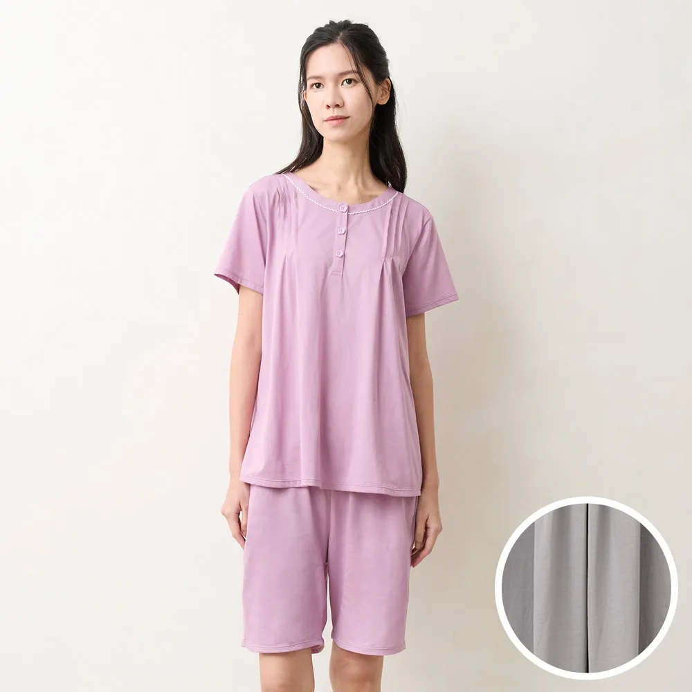 華歌爾睡衣-睡眠研究系列 M-L短袖七分褲裝(香檳黃) 親膚柔順-LWB57321YD 歷史價格詳細信息