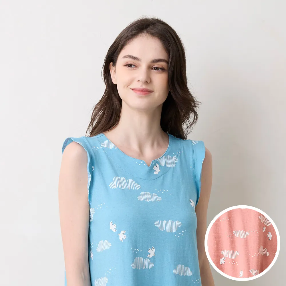 華歌爾睡衣-仕女系列 M-L繽紛萬花筒純棉針織印花洋裝(薄荷綠)-LWZ36423GR 歷史價格詳細信息