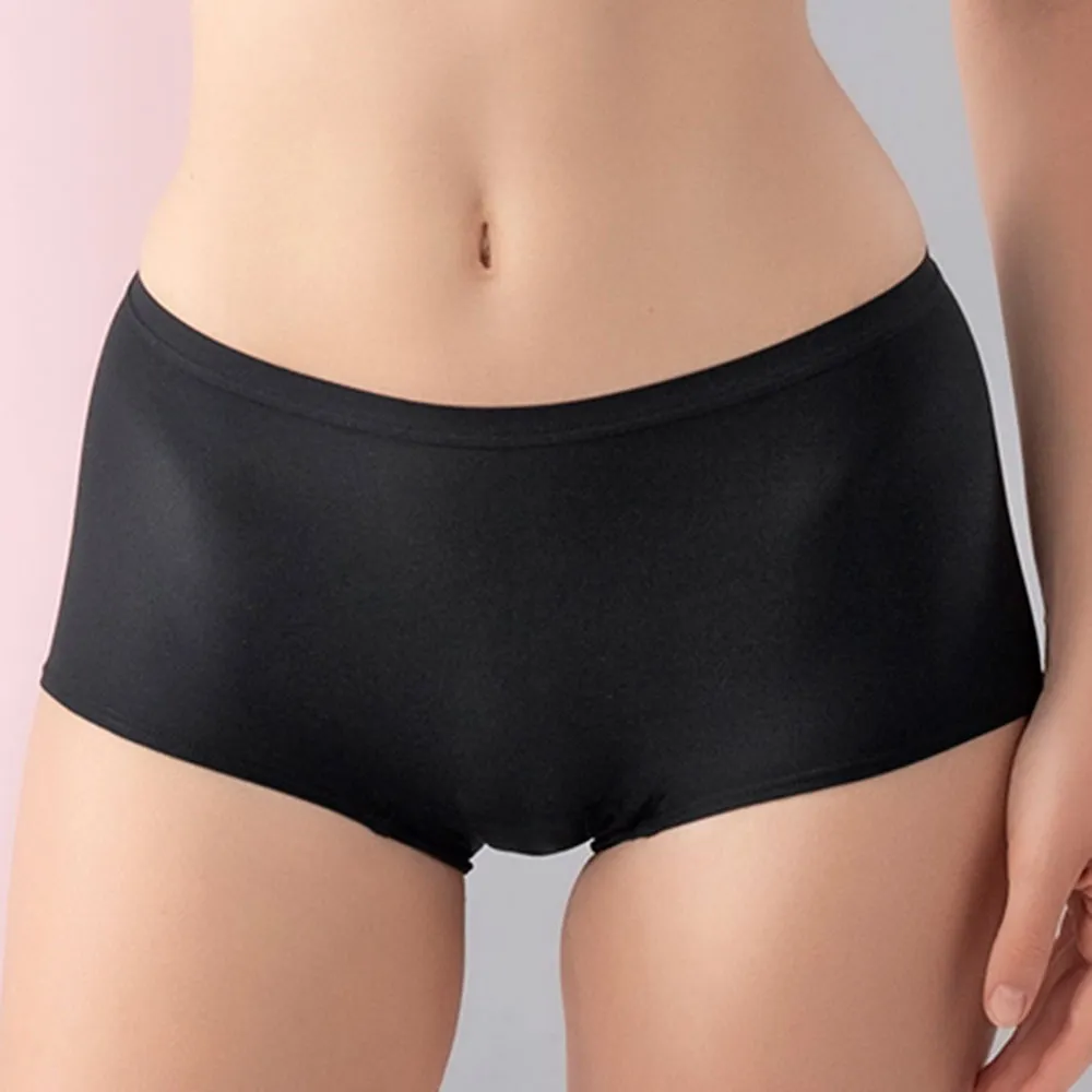 平口褲 中低腰防走光壓花安全褲 (藍色) 雅黛曼妮 歷史價格詳細信息