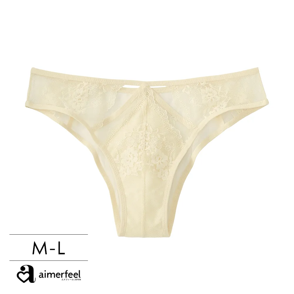 aimerfeel-拉提交叉蕾絲三角內褲-黑色-1650421-BL 歷史價格詳細信息