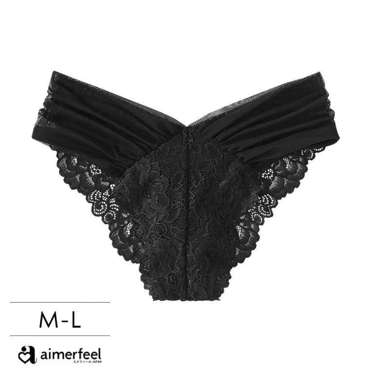aimerfeel-蕾絲拉提半包臀內褲-炭灰色-671322-CG 歷史價格詳細信息