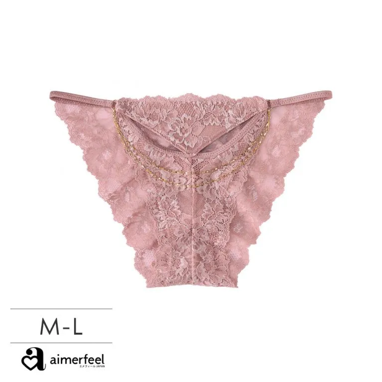 aimerfeel-愛心薄紗編織風半包臀內褲-米白色-1903222-OW 歷史價格詳細信息