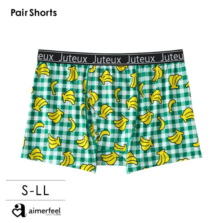 格紋水果男士平口褲-黑色-1900128-BL 歷史價格詳細信息