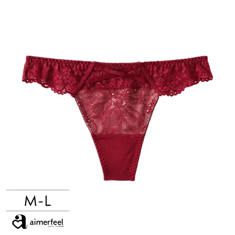 aimerfeel-彈性蕾絲三角內褲-藍灰色/珍珠藍-195321-SB 歷史價格詳細信息