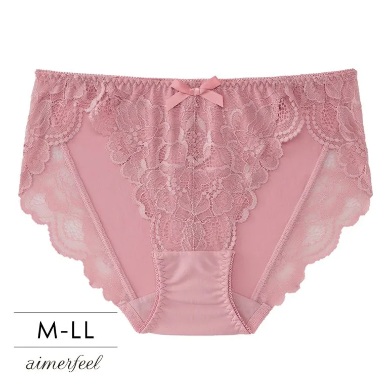 aimerfeel-交叉蕾絲全蕾絲半包臀內褲-黑色-603724-BL 歷史價格詳細信息