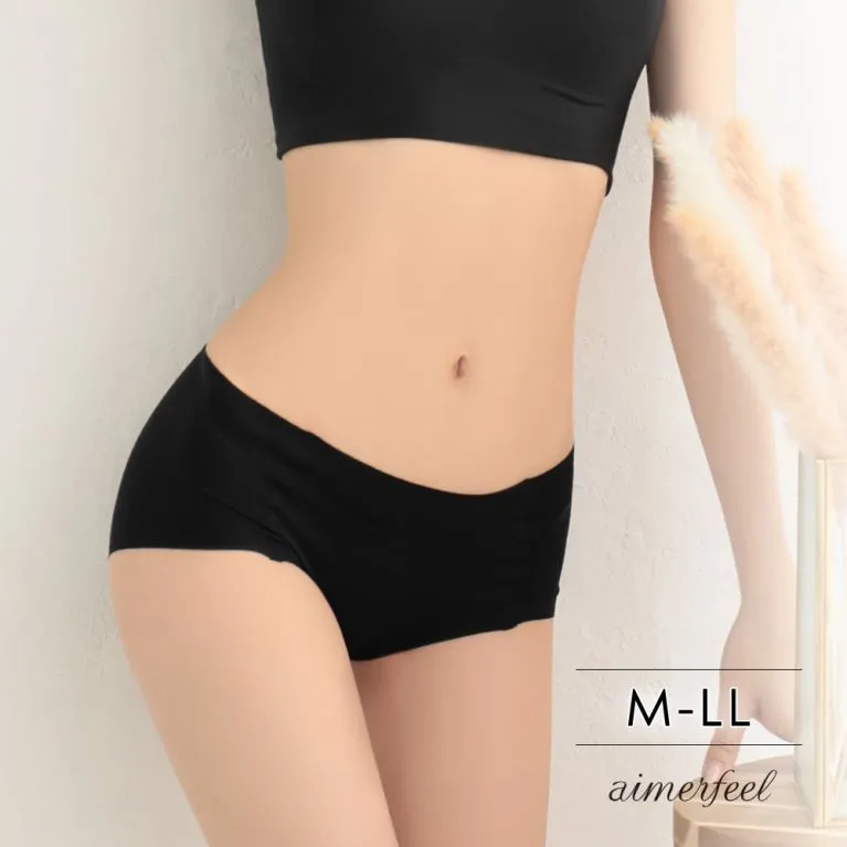 aimerfeel-無肩帶交叉設計三角內褲-米白色-1102221-OW 歷史價格詳細信息