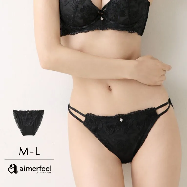 aimerfeel-全蕾絲三角內褲-黑色-1101321-BL 歷史價格詳細信息