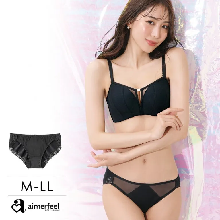 aimerfeel-亮麗墜飾半包臀內褲-薰衣草色-1901622-PU32 歷史價格詳細信息