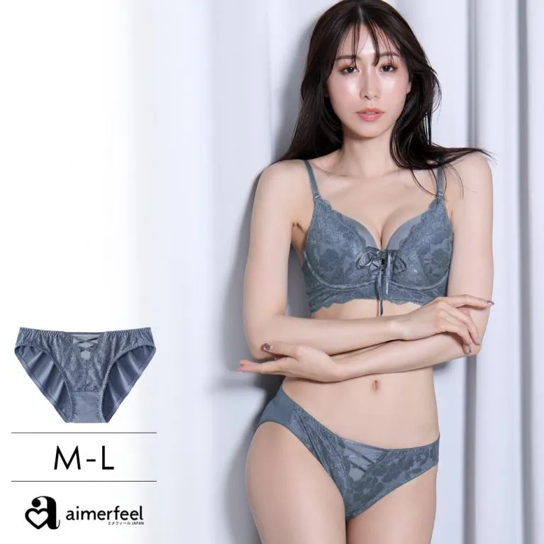 aimerfeel-緞帶俏麗三角褲-酒紅色-1700321-BO 歷史價格詳細信息