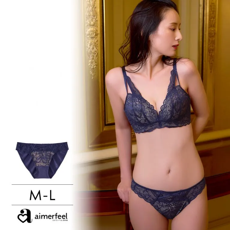 aimerfeel-全蕾絲三角內褲-藍色-1101321-BU 歷史價格詳細信息