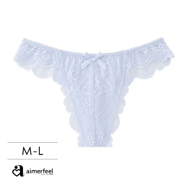 aimerfeel-淑女蕾絲交叉包覆&nbsp;丁字褲-黑色-603723-BL 歷史價格詳細信息