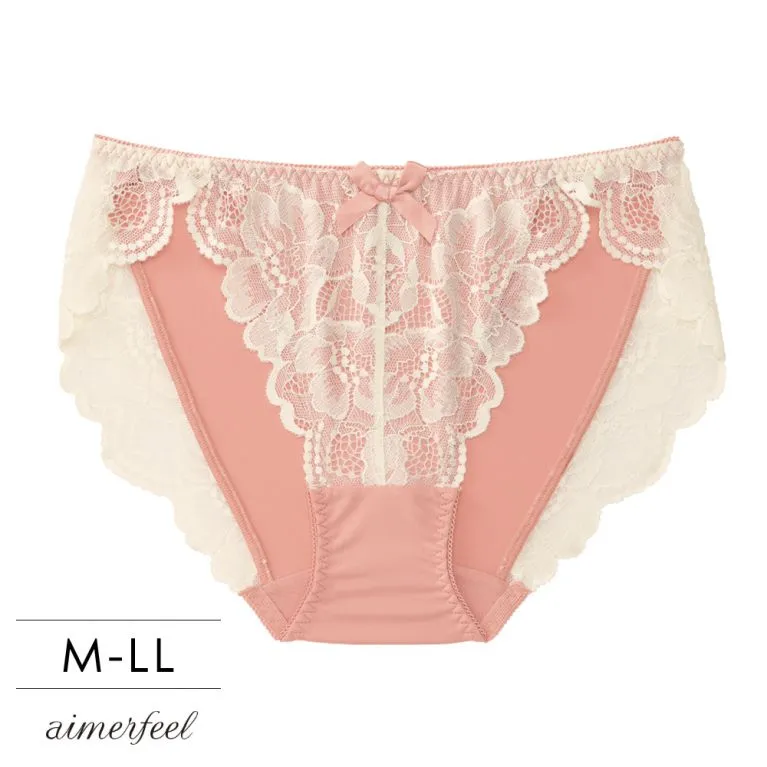 aimerfeel-交叉蕾絲全蕾絲半包臀內褲-黑色-603724-BL 歷史價格詳細信息