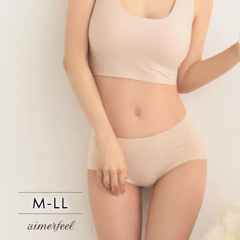 aimerfeel-無肩帶交叉設計三角內褲-米白色-1102221-OW 歷史價格詳細信息