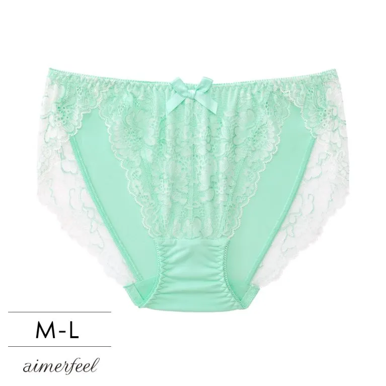 aimerfeel-交叉蕾絲全蕾絲半包臀內褲-黑色-603724-BL 歷史價格詳細信息