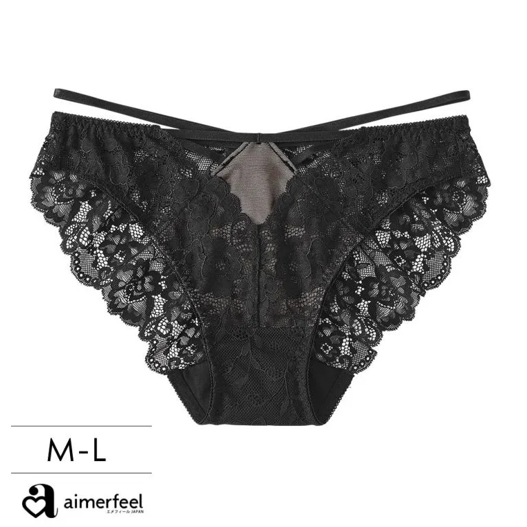 aimerfeel-全蕾絲三角內褲-黑色-1101321-BL 歷史價格詳細信息