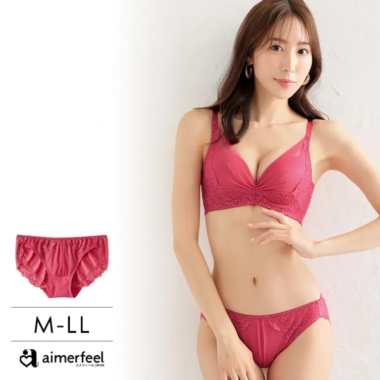 aimerfeel-蕾絲拉提三角內褲-紅色-671321-RE 歷史價格詳細信息