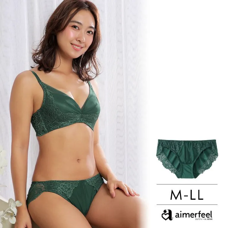 aimerfeel-蕾絲拉提三角內褲-綠色-671321p-GR 歷史價格詳細信息