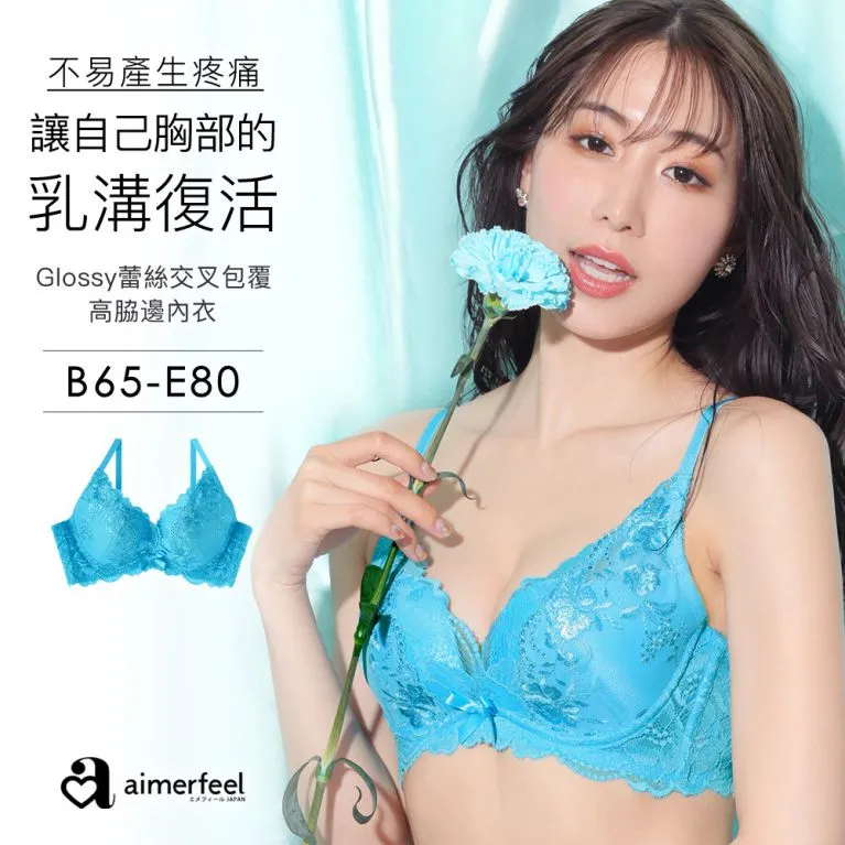 aimerfeel-光澤蕾絲三角內褲-綠松藍-606021-TB 歷史價格詳細信息
