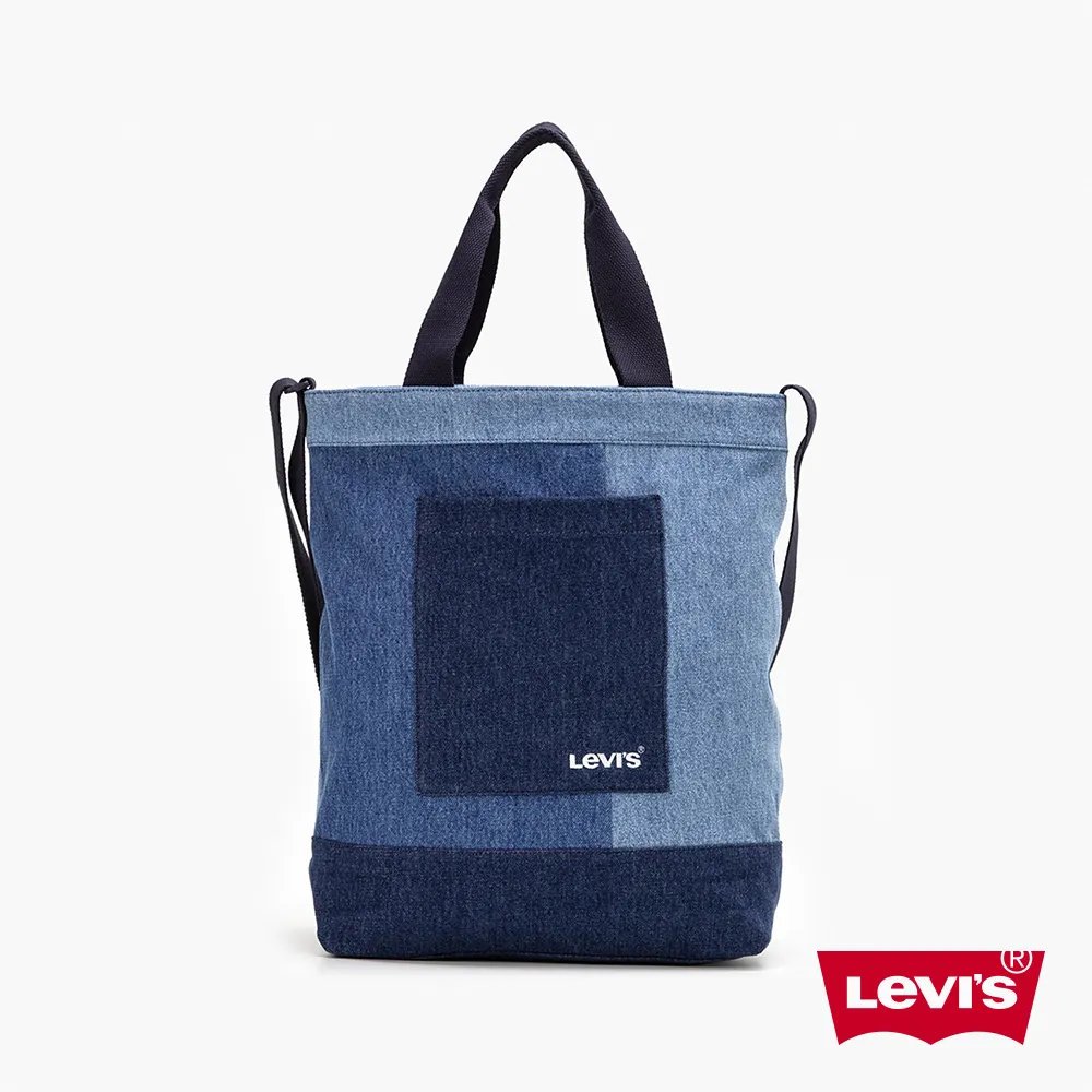 【LEVIS】男女同款 日系丹寧拼接托特包 / 經典後口袋設計元素 熱賣單品 歷史價格詳細信息