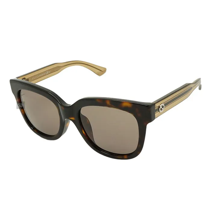 【GUCCI】墨鏡太陽眼鏡 GG3131/S 791CC 指標性竹節造型 琥珀斑紋 歷史價格詳細信息