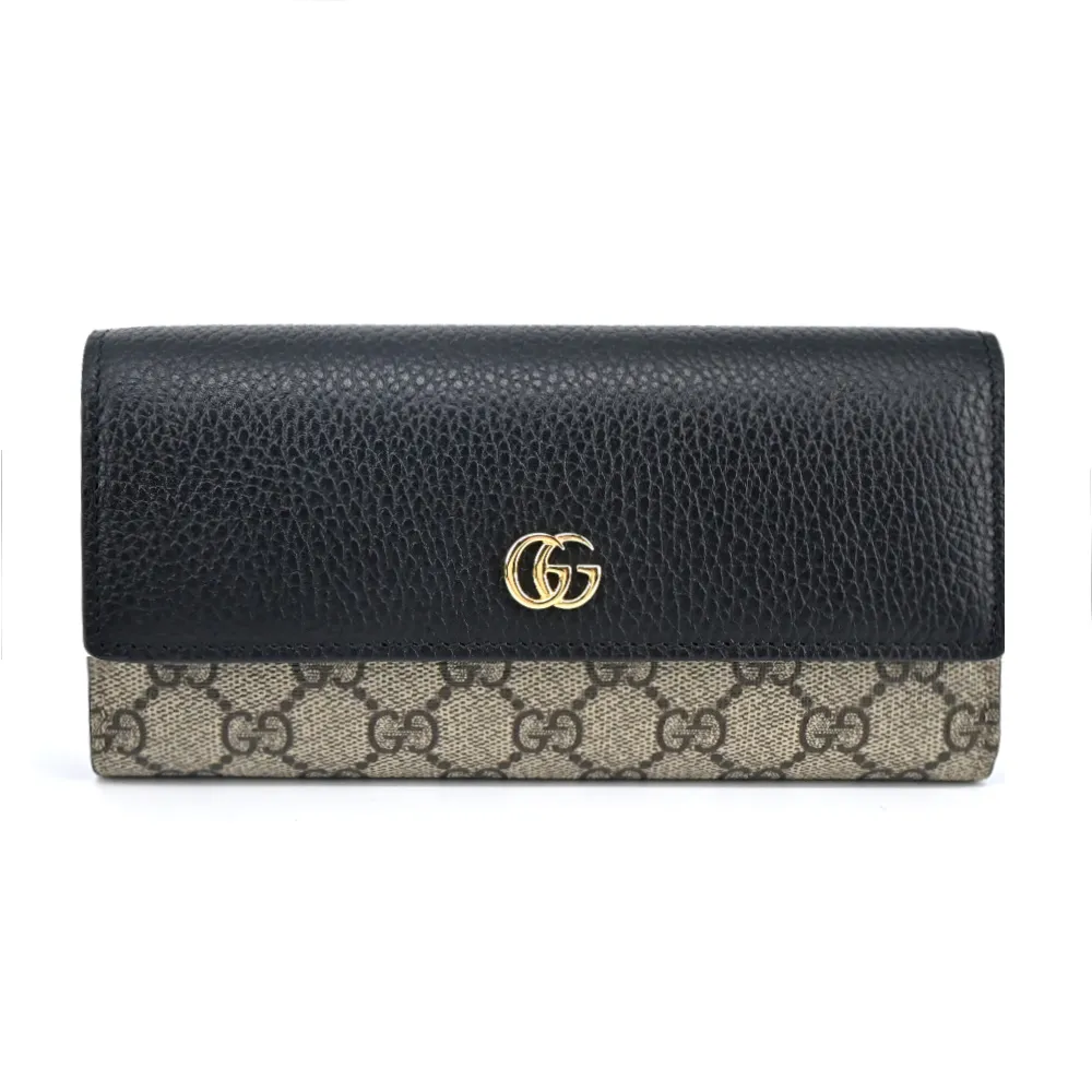 GUCCI  GG MARMONT黑色短夾，全新義大利帶回 歷史價格詳細信息