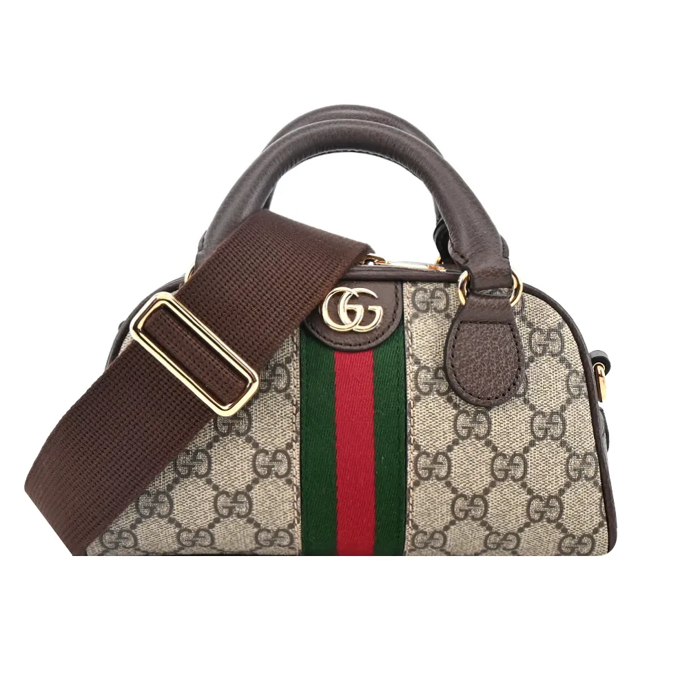 GUCCI GG Ophidia 綠紅織帶及皮革翻蓋長夾(黑色) 719886 DJ2DG 1060 歷史價格詳細信息