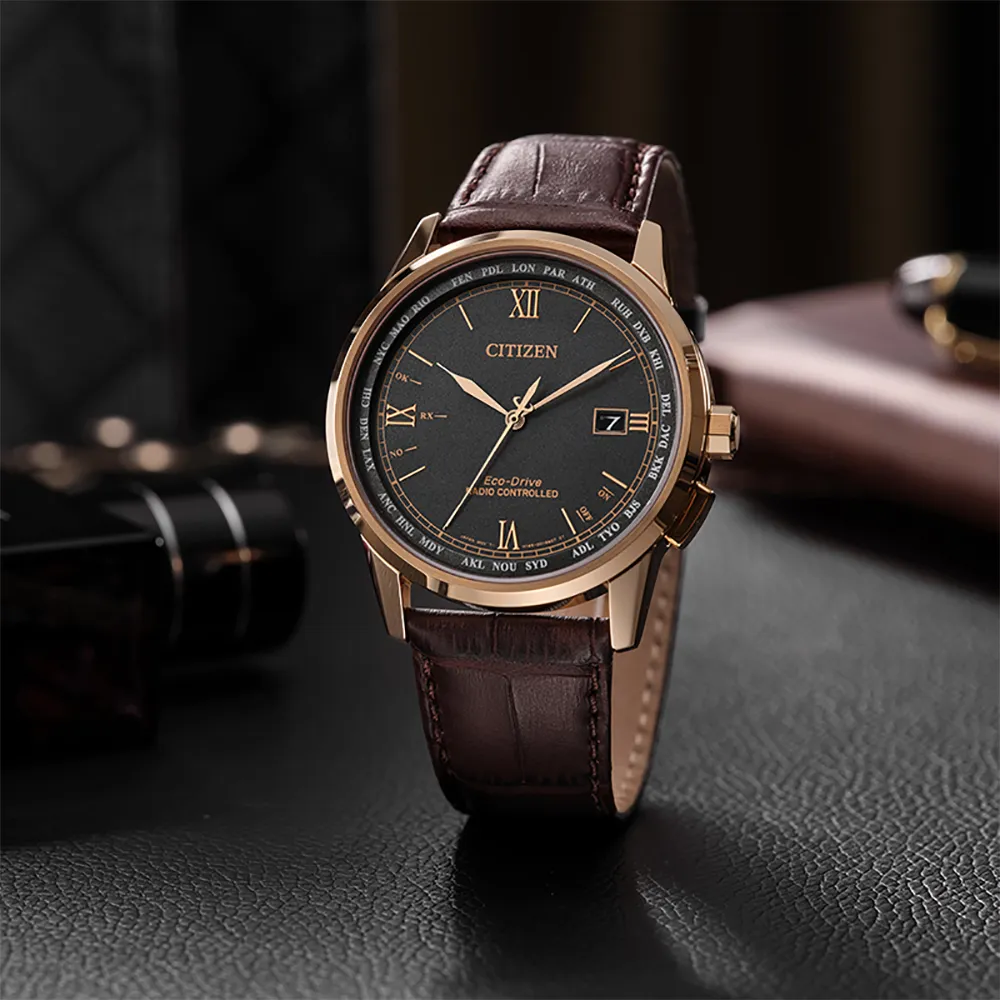 CITIZEN 星辰 光動能萬年曆抗磁電波錶/全黑/43mm/AT8265-81E 歷史價格詳細信息