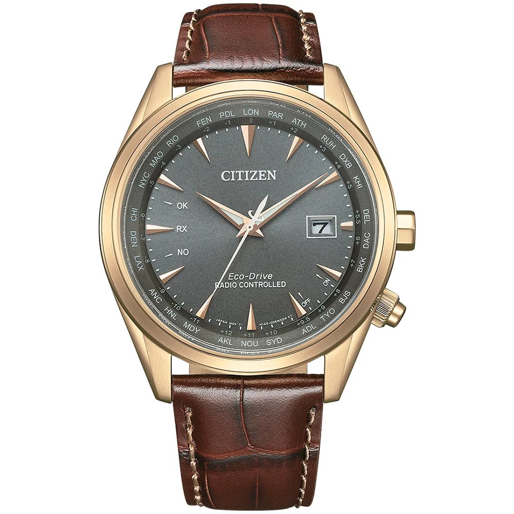CITIZEN 星辰 GENTS光動能萬年曆三眼時尚腕錶/咖啡/42mm/BL8160-07X 歷史價格詳細信息