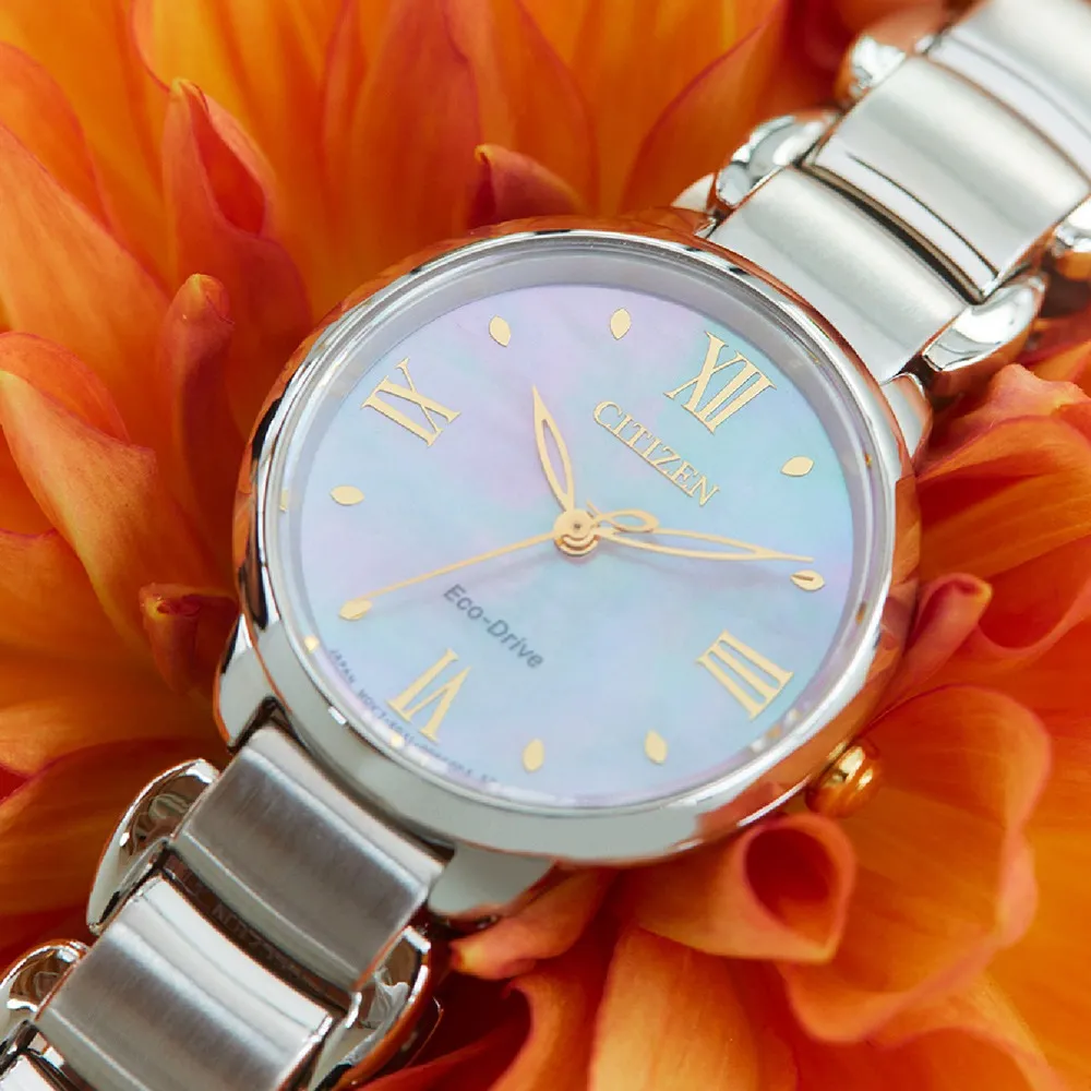 CITIZEN 星辰錶 L系列 白蝶貝球面氣質女錶-金色30.5mm(EM0673-83D) 歷史價格詳細信息